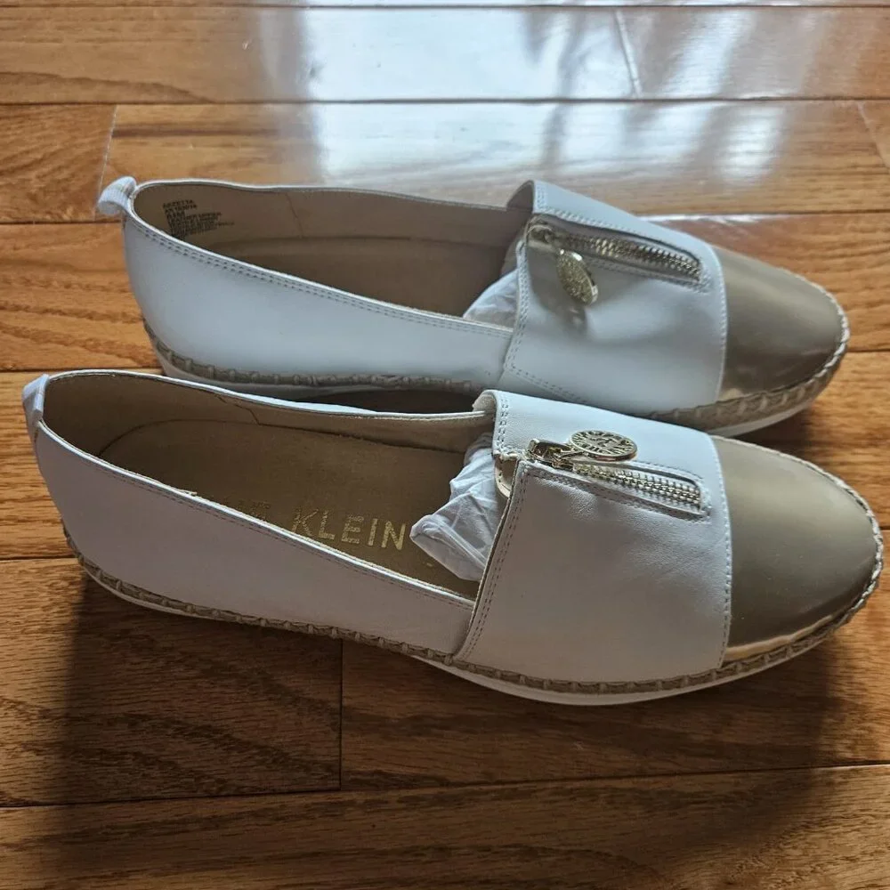 Anne Klein Women’s Akzetta White Sneaker Size 8.5M - Picture 4 of 7